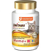 Купить онлайн Unitabs Витамины Mama+Kitty Витамины для котят, беременных и кормящих кошек 120 таб. в Зубастик-ДВ (интернет-магазин зоотоваров) с доставкой по Хабаровску и по всей России.
