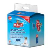 Купить онлайн Mr.FRESH REGULAR Пелёнки для ежедневного применения 40х60см. 30 шт в Зубастик-ДВ (интернет-магазин зоотоваров) с доставкой по Хабаровску и по всей России.