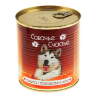СОБАЧЬЕ СЧАСТЬЕ влажный корм Говядина с потрошками в желе для собак - СОБАЧЬЕ СЧАСТЬЕ влажный корм Говядина с потрошками в желе для собак