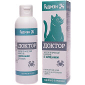 Купить онлайн Доктор Шампунь с хитозаном для кошек 200 мл в Зубастик-ДВ (интернет-магазин зоотоваров) с доставкой по Хабаровску и по всей России.