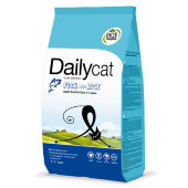 Купить онлайн DailyCat ADULT EXI Care - для привередливых кошек с сельдью, лососем и рисом в Зубастик-ДВ (интернет-магазин зоотоваров) с доставкой по Хабаровску и по всей России.