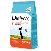 Купить онлайн DailyCat ADULT Hair Ball  - для взрослых кошек выведение волосяных комочков с индейкой и рисом в Зубастик-ДВ (интернет-магазин зоотоваров) с доставкой по Хабаровску и по всей России.