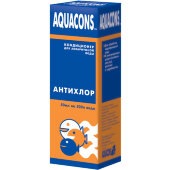 Купить онлайн Aquacons Антихлор Кондиционер для воды 50 мл в Зубастик-ДВ (интернет-магазин зоотоваров) с доставкой по Хабаровску и по всей России.