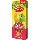 Купить онлайн Happy Jungle Палочки для птиц с мёдом и ягодами 90 гр в Зубастик-ДВ (интернет-магазин зоотоваров) с доставкой по Хабаровску и по всей России.