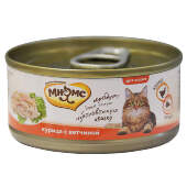Купить онлайн Мнямс Курица с ветчиной в нежном желе для взрослых кошек - 70гр в Зубастик-ДВ (интернет-магазин зоотоваров) с доставкой по Хабаровску и по всей России.