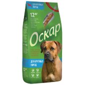 Купить онлайн Оскар Корм для взрослых собак крупных пород в Зубастик-ДВ (интернет-магазин зоотоваров) с доставкой по Хабаровску и по всей России.