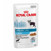 Купить онлайн  ROYAL CANIN URBAN LIFE JUNIOR WET - Роял Канин для щенков, живущих в городских условиях - 150 гр в Зубастик-ДВ (интернет-магазин зоотоваров) с доставкой по Хабаровску и по всей России.