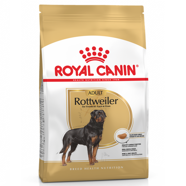 Заказать онлайн ROYAL CANIN ADULT ROTTWEILER для взрослых собак ротвейлер - 12кг в интернет-магазине зоотоваров Зубастик-ДВ в Хабаровске и по всей России.