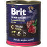 Brit Premium by Nature Кусочки с сердцем и печенью для собак 850 гр - Brit Premium by Nature Кусочки с сердцем и печенью для собак 850 гр