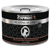 Купить онлайн Четвероногий Гурман Platinum line желудочки индюшиные для собак 500 г. в Зубастик-ДВ (интернет-магазин зоотоваров) с доставкой по Хабаровску и по всей России.