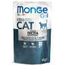 Monge Cat Grill Pouch паучи для стерилизованных кошек итальянская форель 85 г - Monge Cat Grill Pouch паучи для стерилизованных кошек итальянская форель 85 г