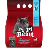 Купить онлайн Pi-Pi Bent Классик Наполнитель Комкующийся для кошек в Зубастик-ДВ (интернет-магазин зоотоваров) с доставкой по Хабаровску и по всей России.