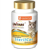 Купить онлайн Unitabs SterilCat Витамины для кастрированных котов и стерилизованных кошек 120 таб. в Зубастик-ДВ (интернет-магазин зоотоваров) с доставкой по Хабаровску и по всей России.