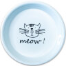 Миска Mr.Kranch керамическая для кошек MEOW! 200 мл белая - Миска Mr.Kranch керамическая для кошек MEOW! 200 мл белая