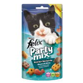 Купить онлайн FELIX Party Mix лакомство для кошек Морской Микс Лосось, Треска, Форель в Зубастик-ДВ (интернет-магазин зоотоваров) с доставкой по Хабаровску и по всей России.