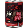 Wellness Core 95 консервы из говядины с брокколи для взрослых собак 400 г. - Wellness Core 95 консервы из говядины с брокколи для взрослых собак 400 г.