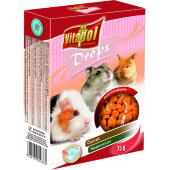 Купить онлайн VITAPOL DROPS - Витапол дропсы морковные для грызунов - 75гр. в Зубастик-ДВ (интернет-магазин зоотоваров) с доставкой по Хабаровску и по всей России.