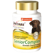 Купить онлайн Unitabs Senior Complex Витамины для собак старше 7 лет 100 таб. в Зубастик-ДВ (интернет-магазин зоотоваров) с доставкой по Хабаровску и по всей России.