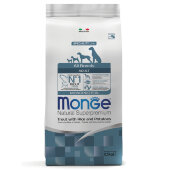 Купить онлайн Monge Dog Monoprotein корм для собак всех пород форель с рисом и картофелем в Зубастик-ДВ (интернет-магазин зоотоваров) с доставкой по Хабаровску и по всей России.