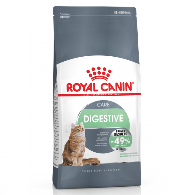 Заказать онлайн ROYAL CANIN DIGESTIVE CARE – Роял Канин для взрослых кошек для комфортного пищеварения в интернет-магазине зоотоваров Зубастик-ДВ в Хабаровске и по всей России.