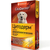 Купить онлайн Цитодерм Капли дерматологические для собак весом от 10 до 30 кг в Зубастик-ДВ (интернет-магазин зоотоваров) с доставкой по Хабаровску и по всей России.