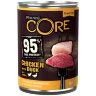 Wellness Core 95 консервы из курицы с уткой и морковью для взрослых собак 400 г. - Wellness Core 95 консервы из курицы с уткой и морковью для взрослых собак 400 г.