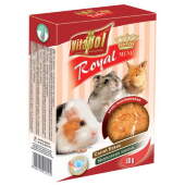 Купить онлайн VITAPOL ROYAL MENU - Витапол Морковные хлопья для грызунов - 40гр в Зубастик-ДВ (интернет-магазин зоотоваров) с доставкой по Хабаровску и по всей России.