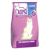 Купить онлайн DARSI с Рыбой для взрослых кошек в Зубастик-ДВ (интернет-магазин зоотоваров) с доставкой по Хабаровску и по всей России.