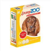 Купить онлайн Доктор ZOO Витамины для собак Сыр 90 таб. в Зубастик-ДВ (интернет-магазин зоотоваров) с доставкой по Хабаровску и по всей России.