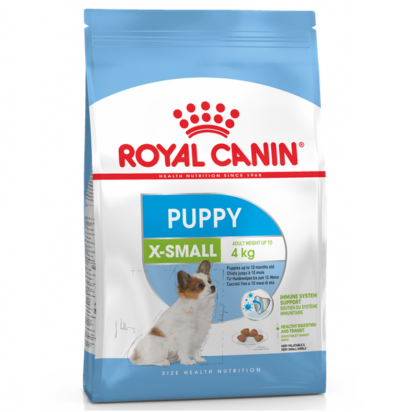 Заказать онлайн ROYAL CANIN X-SMALL PUPPY для щенков маленьких пород в интернет-магазине зоотоваров Зубастик-ДВ в Хабаровске и по всей России.