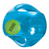 Купить онлайн KONG игрушка для собак Джумблер Мячик L/XL 18 см синтетическая резина цвет в ассорт. в Зубастик-ДВ (интернет-магазин зоотоваров) с доставкой по Хабаровску и по всей России.