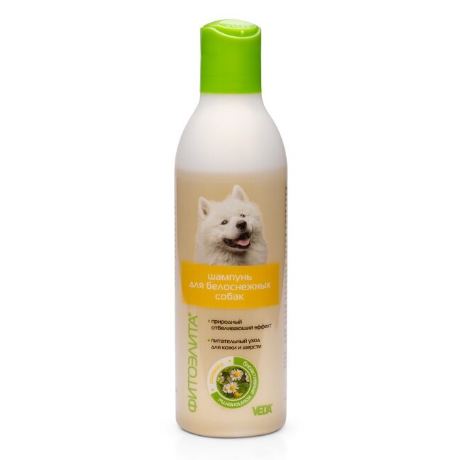 Заказать онлайн ФИТОЭЛИТА шампунь для белоснежных собак 220 мл в интернет-магазине зоотоваров Зубастик-ДВ в Хабаровске и по всей России.
