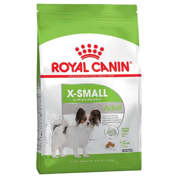 Заказать онлайн ROYAL CANIN X-SMALL ADULT для взрослых собак маленьких пород в интернет-магазине зоотоваров Зубастик-ДВ в Хабаровске и по всей России.