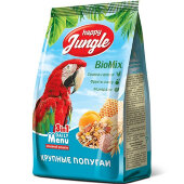 Купить онлайн Happy Jungle Корм для крупных попугаев 500 г. в Зубастик-ДВ (интернет-магазин зоотоваров) с доставкой по Хабаровску и по всей России.