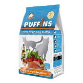 Купить онлайн PUFFINS сухой корм Микс Курочка с рыбкой для взрослых кошек в Зубастик-ДВ (интернет-магазин зоотоваров) с доставкой по Хабаровску и по всей России.
