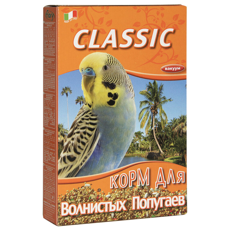 Заказать онлайн FIORY корм для волнистых попугаев Classic в интернет-магазине зоотоваров Зубастик-ДВ в Хабаровске и по всей России.