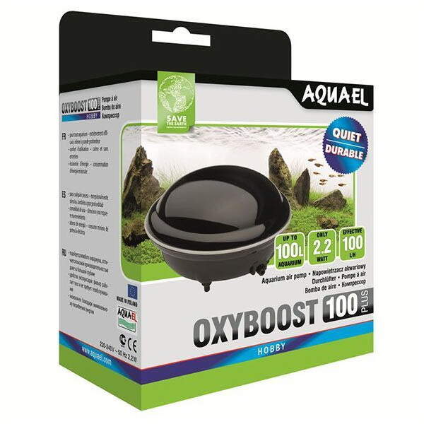 Заказать онлайн Aquael Oxyboost 100 Plus Компрессор одноканальный в интернет-магазине зоотоваров Зубастик-ДВ в Хабаровске и по всей России.
