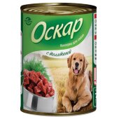 Купить онлайн  Оскар Влажный корм для собак с телятиной 350 гр. в Зубастик-ДВ (интернет-магазин зоотоваров) с доставкой по Хабаровску и по всей России.