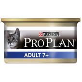 Купить онлайн PRO PLAN CAT ADULT 7+ — Про План для пожилых кошек старше 7 лет паштет Тунец в Зубастик-ДВ (интернет-магазин зоотоваров) с доставкой по Хабаровску и по всей России.