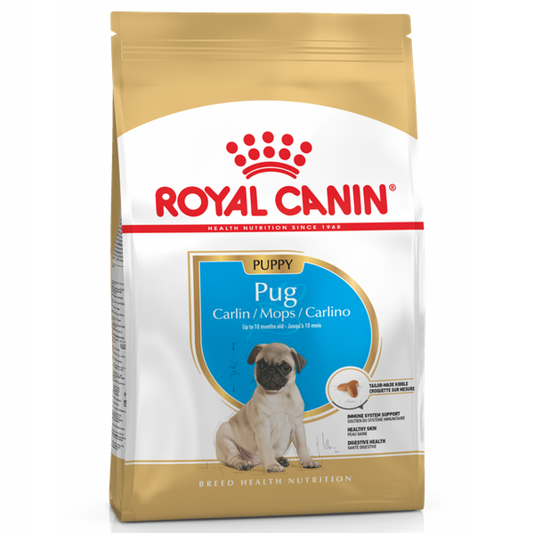 Заказать онлайн ROYAL CANIN JUNIOR PUG для щенков собак породы мопс - 1,5кг в интернет-магазине зоотоваров Зубастик-ДВ в Хабаровске и по всей России.