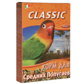 Купить онлайн FIORY корм для средних попугаев Classic в Зубастик-ДВ (интернет-магазин зоотоваров) с доставкой по Хабаровску и по всей России.
