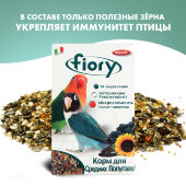 Купить онлайн FIORY корм для средних попугаев Parrocchetti African в Зубастик-ДВ (интернет-магазин зоотоваров) с доставкой по Хабаровску и по всей России.