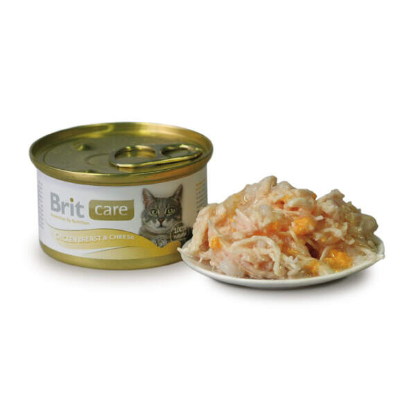 Заказать онлайн BRIT CARE CAT CHICKEN BREAST & CHEESE – Брит для кошек Куриная грудка с сыром в интернет-магазине зоотоваров Зубастик-ДВ в Хабаровске и по всей России.