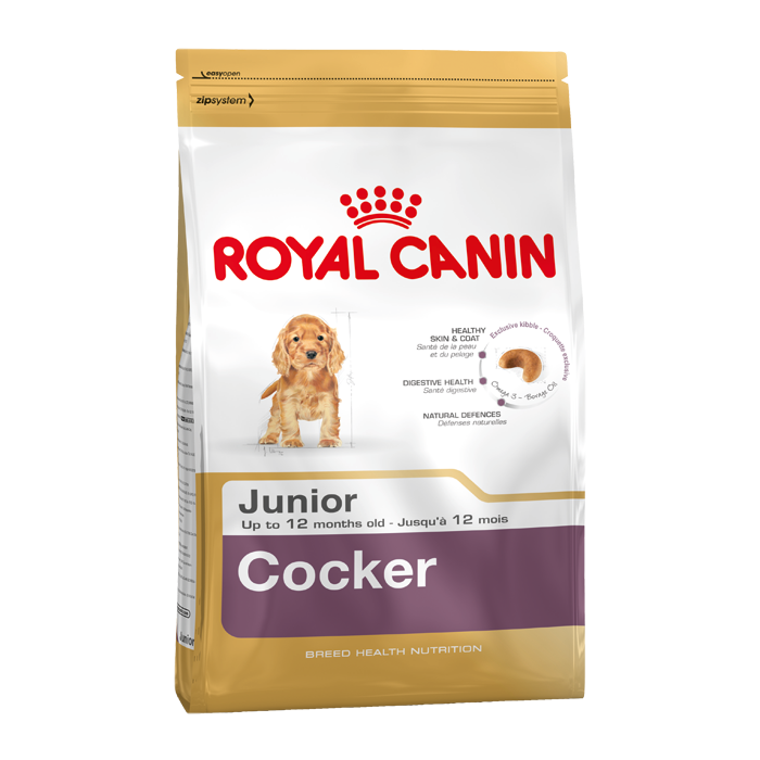 Заказать онлайн ROYAL CANIN JUNIOR COCKER для щенков кокер-спаниель - 3кг в интернет-магазине зоотоваров Зубастик-ДВ в Хабаровске и по всей России.