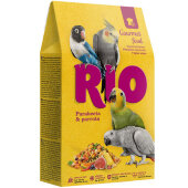 Купить онлайн Rio Корм для средних и крупных попугаев Гурмэ 250 г. в Зубастик-ДВ (интернет-магазин зоотоваров) с доставкой по Хабаровску и по всей России.