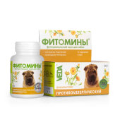 Купить онлайн Фитомины для собак Против аллергии 50гр/100таб в Зубастик-ДВ (интернет-магазин зоотоваров) с доставкой по Хабаровску и по всей России.