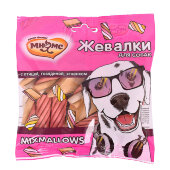 Купить онлайн Мнямс лакомство для собак "Жевалки MIXMALLOWS" с птицей, говядиной и ягненком 150 г. в Зубастик-ДВ (интернет-магазин зоотоваров) с доставкой по Хабаровску и по всей России.