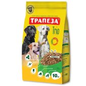 Купить онлайн Трапеза Корм для собак Трио с индейкой, кроликом и говядиной 10 кг в Зубастик-ДВ (интернет-магазин зоотоваров) с доставкой по Хабаровску и по всей России.
