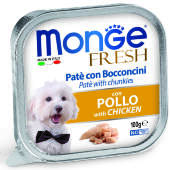 Купить онлайн MONGE DOG FRESH консервы для собак Курица 100гр в Зубастик-ДВ (интернет-магазин зоотоваров) с доставкой по Хабаровску и по всей России.