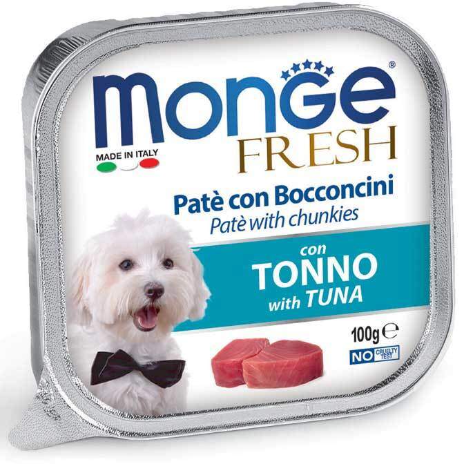 Заказать онлайн  MONGE DOG FRESH консервы для собак Тунец 100гр в интернет-магазине зоотоваров Зубастик-ДВ в Хабаровске и по всей России.